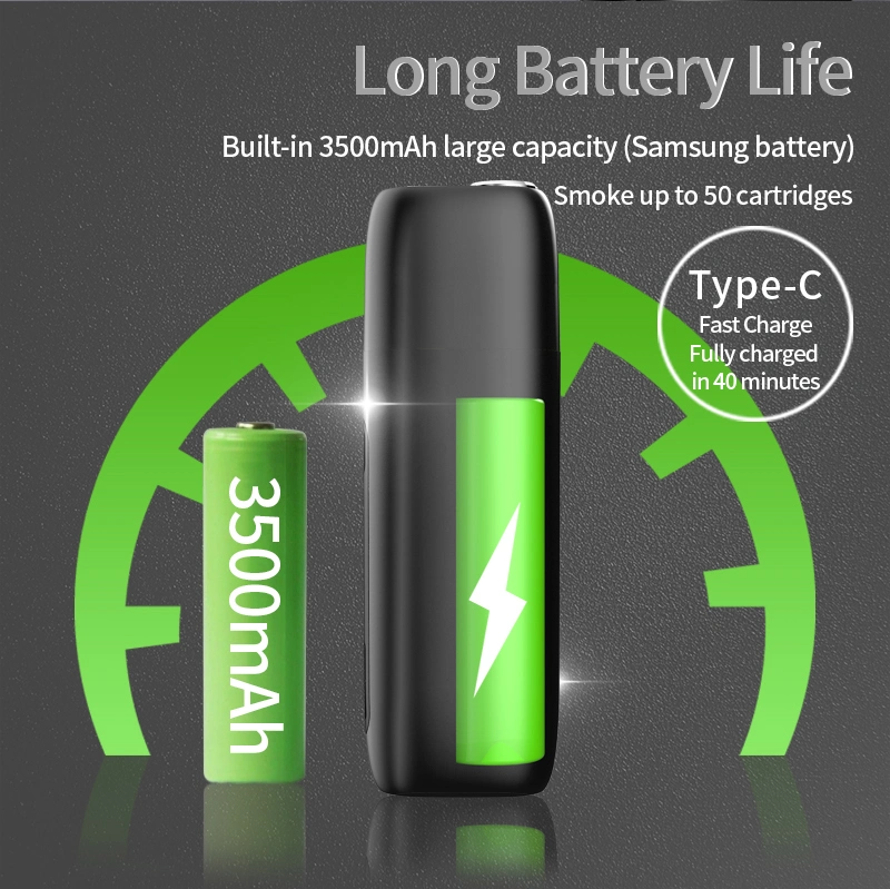 Pluscig P9 Vape Builtin Battery 3500mAh Device for Heets